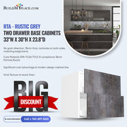 Buy Discount RTA Rustic Grey Cabinets In Stock. Order Now!!